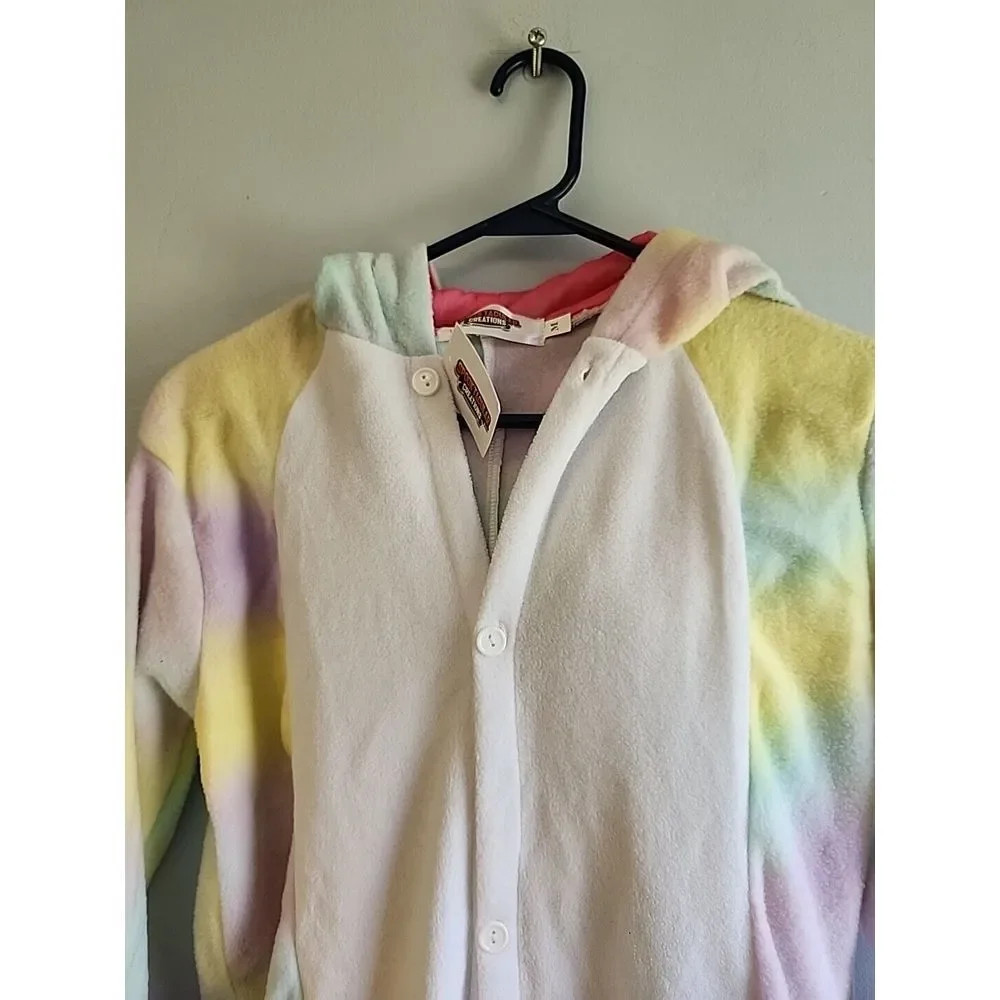 Childs M Pastel Unicorn Costume w Pockets Halloween, Dress up,‎ Party, Cosplay